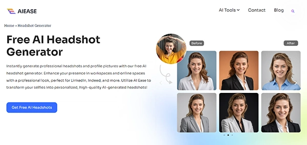 Free AI headshot generator