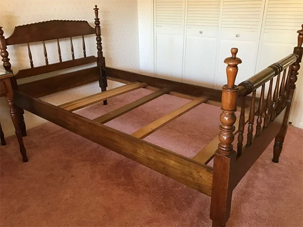 The Wooden Bed Frame
