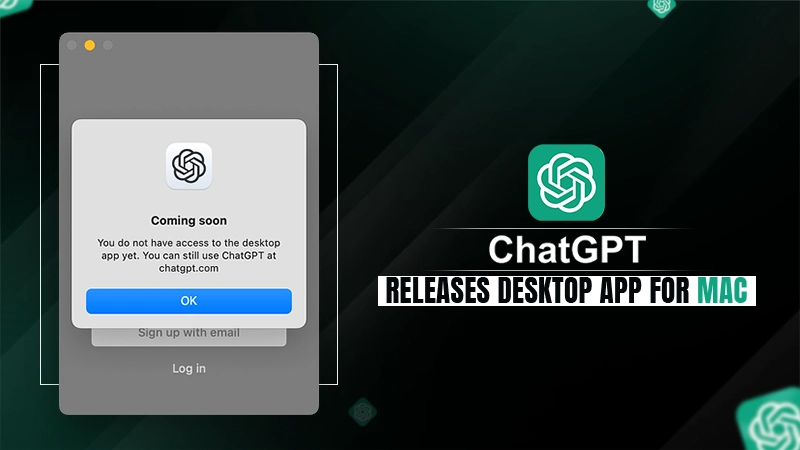 chat gpt released desktop app