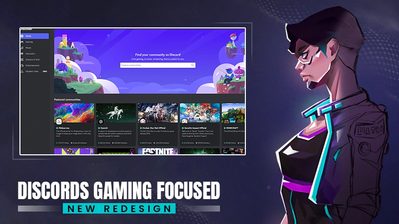 discords gaming focused new redesign