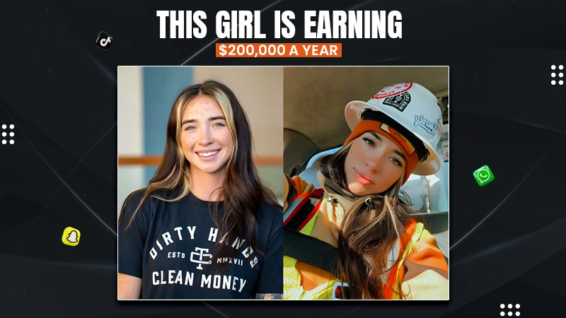 this girl is earning 200000 a year