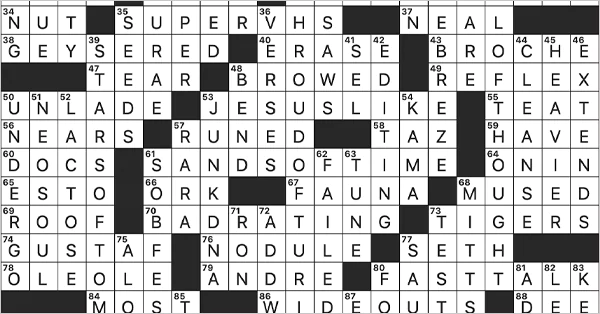 Totally wackadoodle crossword