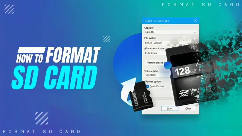 how to format sd card