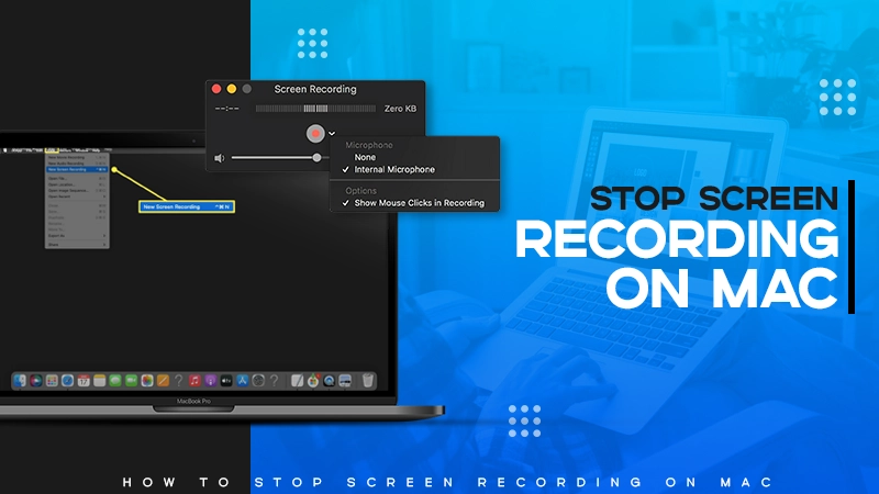 how to stop screen recording on mac