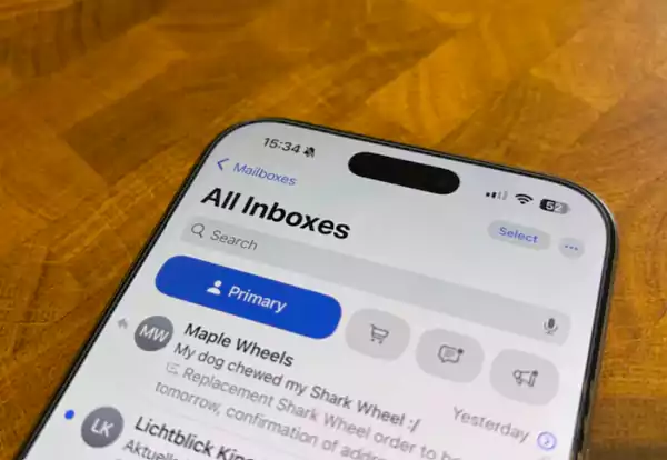 The Apple Mail app