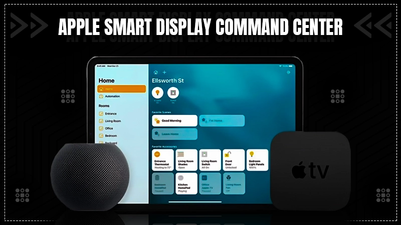 apple smart display command center