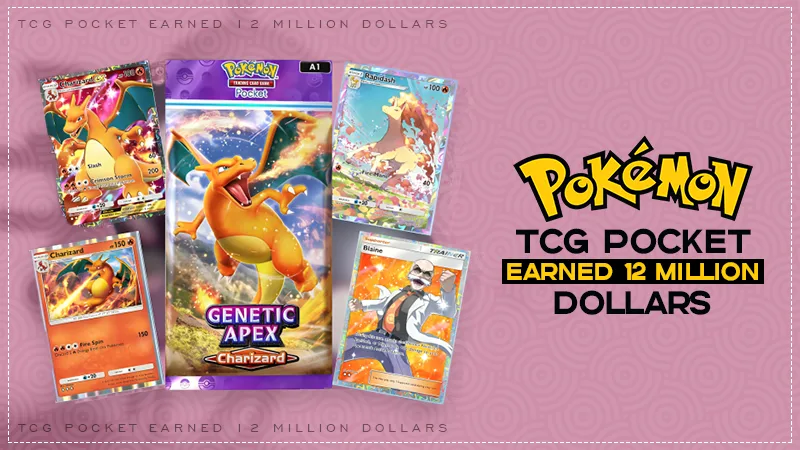 pokemon tcg pocket earned 12 million dollars